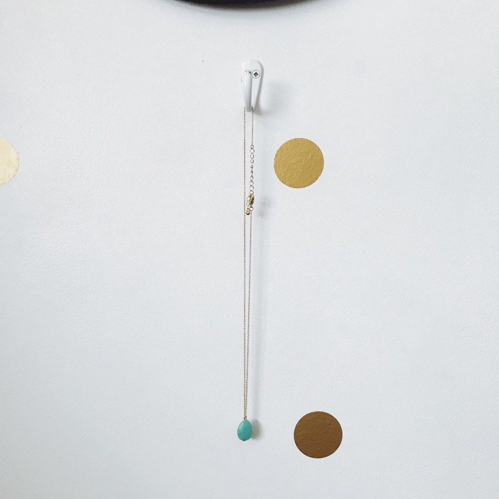 Turquoise stone necklace